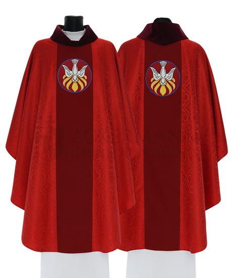 Gothic Chasuble Holy Spirit model 742